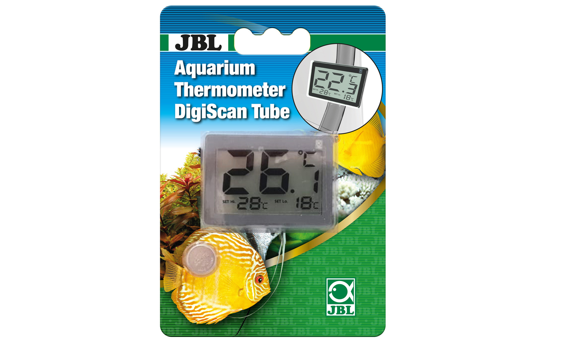 Thermomètre d'aquarium JBL pour tuyau