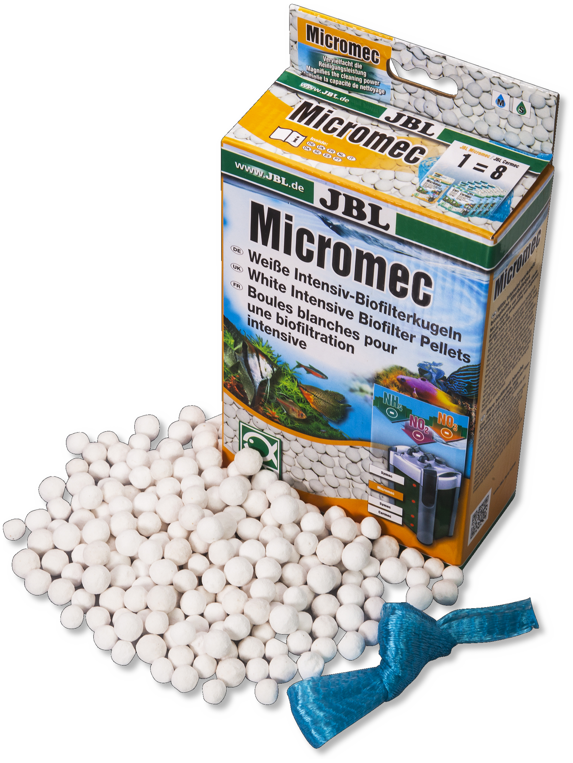JBL Micromec Sintered bio-glass balls for aquarium filters for breaking  down pollutants