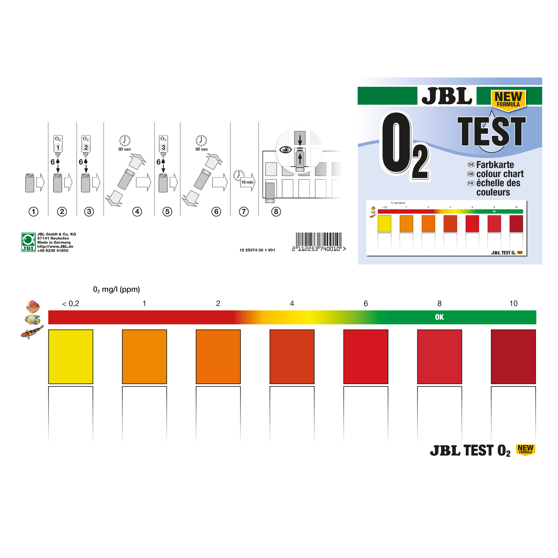 JBL O2 Sauerstoff Test New Formula