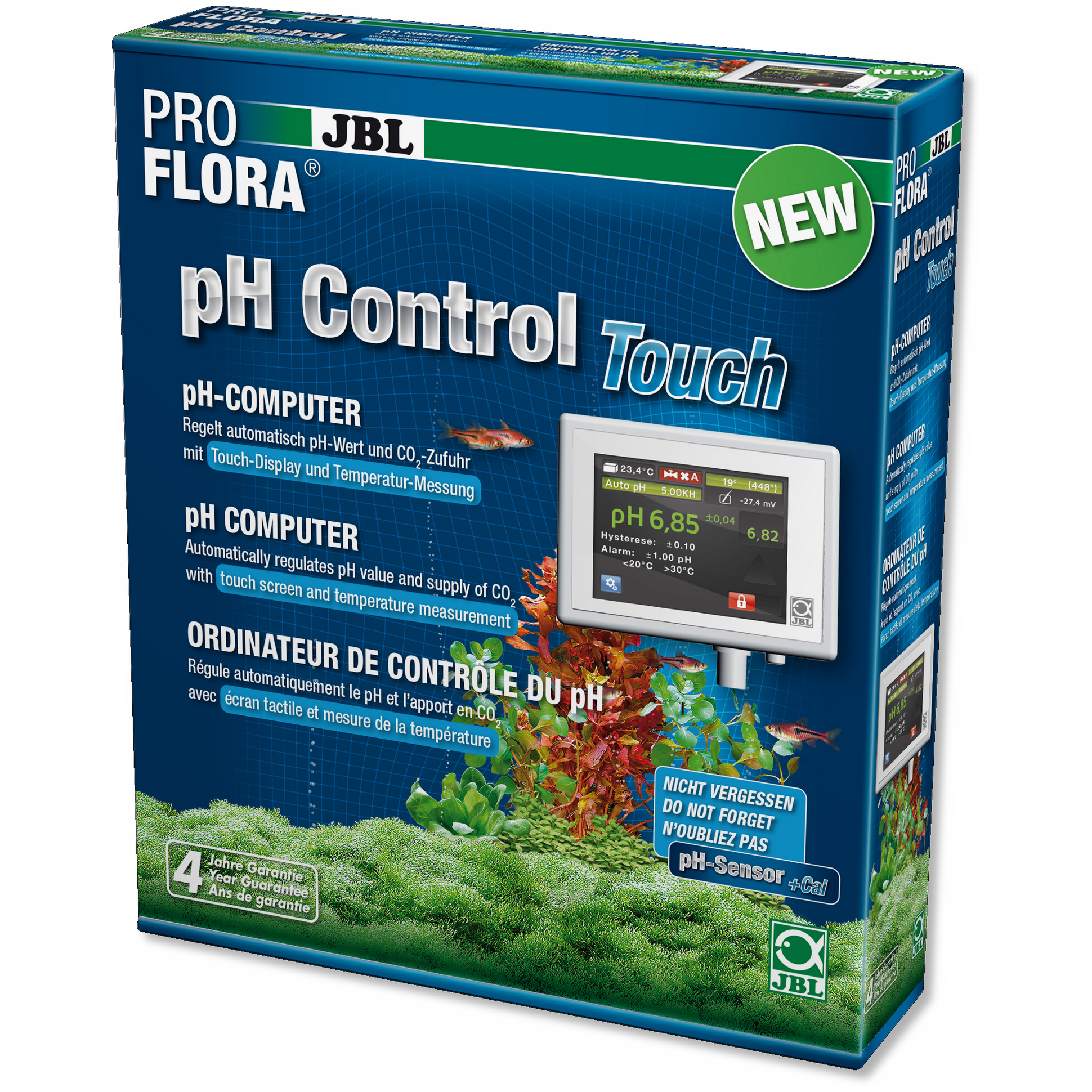 JBL PROFLORA pH-Control Touch Measurement and control computer for control  of CO2/pH