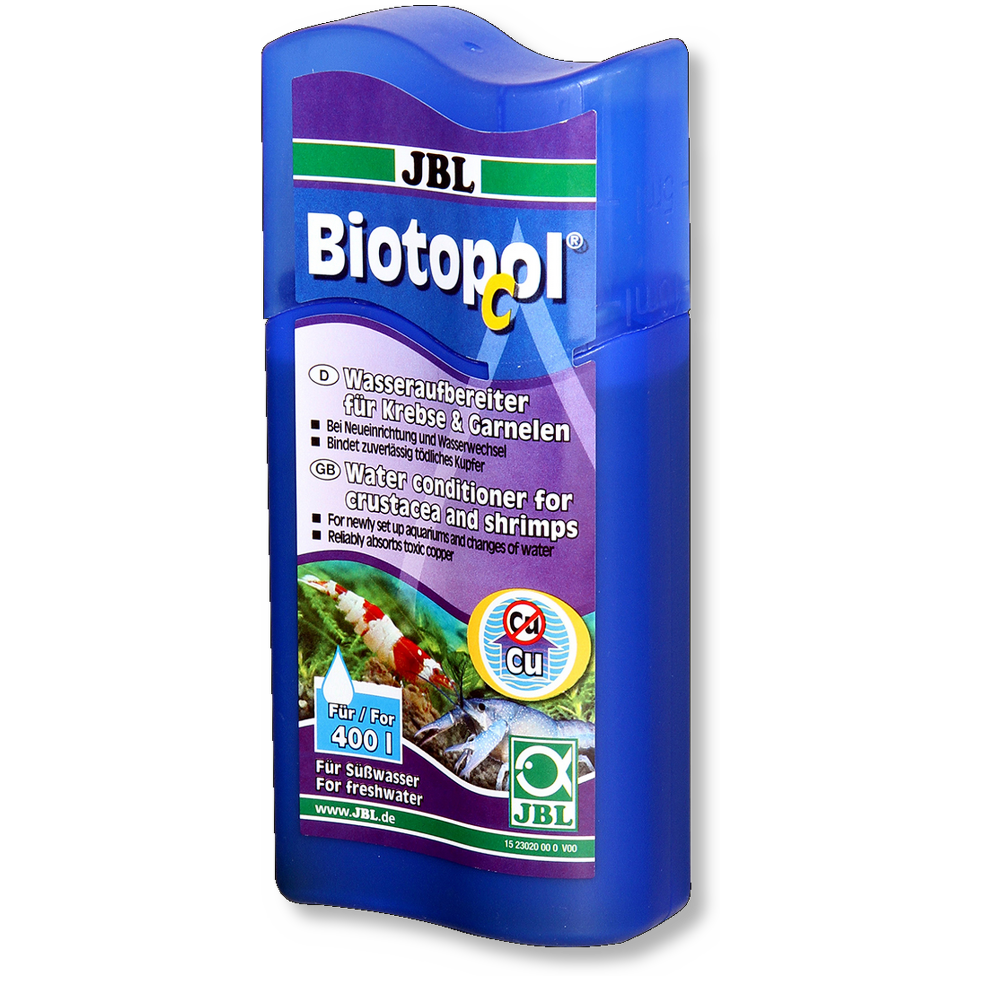 JBL Biotopol C Wasseraufbereiter für Krebse und Garnelen