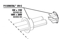 JBL PC UV-C 5,11,18,36 W Kit protection lampe