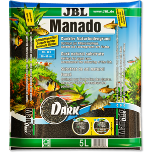 Aquiflor  JBL MANADO DARK 3L SUBSTRAT DE SOL SOMBRE POUR AQUARIUM