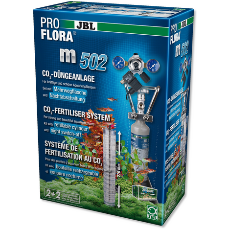 JBL PROFLORA m502 Plant fertiliser system with refillable cylinder and  night switch-off