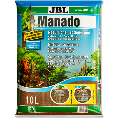 JBL - Substrat Sol Naturel Manado pour Aquarium - 10L