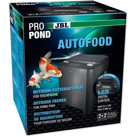 JBL PROPOND AUTOFOOD Weatherproof solar feeder for all koi and pond fish