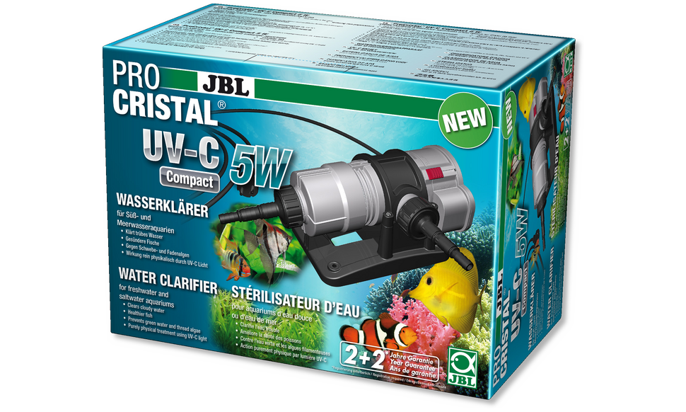 УФ-стерилизатор JBL PROCRISTAL Compact 5 Вт. Электрический блок JBL 6039800 PROCRISTAL Compact UV-C 5 Вт. УФ-стерилизатор JBL PROCRISTAL Compact 11 Вт.